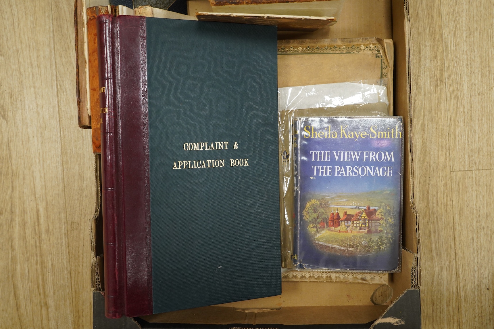 Field, George - Chromatography. A treatise on colours and pigments and of their powers in painting. new edition, improved. hand-coloured frontis, few text illus.; gilt and blind decorated cloth (distressed). Winsor & New